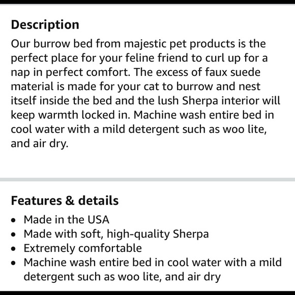 Burrow Cat Bed - Picture 8 of 8